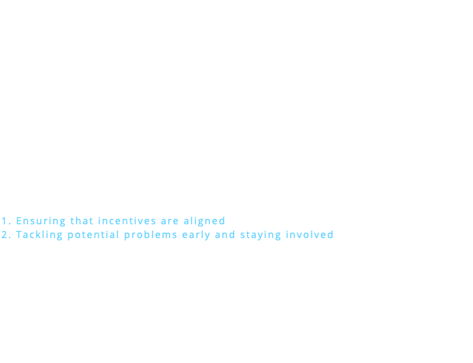 A DIFFERENTIATED APPROACH Aligned & Integrated   Outside advisors are treated as “outsiders” – oftentimes this perception leads to a lack of transparency that is not conducive to achieving best outcomes. This is particularly relevant for companies that are experiencing operational headwinds, capital structure stress, or difficulty accessing the capital markets. Long Castle seeks to PARTNER with the Sponsor/Board and Management Team so as to represent the interests of the client akin to being a team member, with the sole purpose of achieving optimal capital structure outcomes for existing stakeholders . This is accomplished in two ways: 1. Ensuring that incentives are aligned 2. Tackling potential problems early and staying involved By integrating into the decision making teams and removing obstacles that restrict transparency, as well as understanding the desires and concerns of the lenders that comes from having been one, Long Castle seeks to achieve the client’s ultimate goals.   Optimize Liquidity and Maturity Runway to Protect Equity Value 